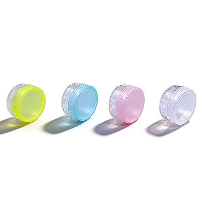 ขายร้อน กระปุกเครื่องสําอาง 10g 15g สีตามสั่ง PS พลาสติก ตา หน้า น้ําครีมร่างกายกระปุก