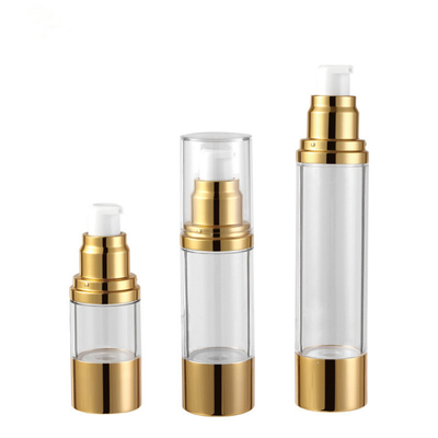ขวดปั๊มสุญญากาศ 15ml 30ml 50ml สำหรับเครื่องสำอาง ABS AS Alum Material