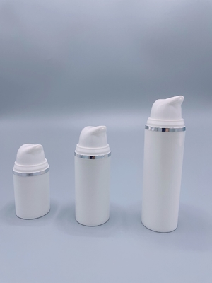 30ml 50ml 80ml 120ml ขวดปั๊มสุญญากาศพลาสติกสำหรับการดูแลผิว