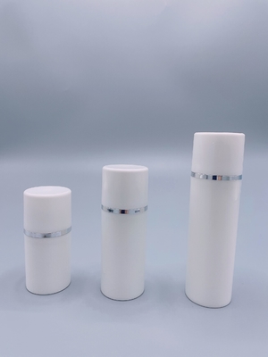 30ml 50ml 80ml 120ml ขวดปั๊มสุญญากาศพลาสติกสำหรับการดูแลผิว