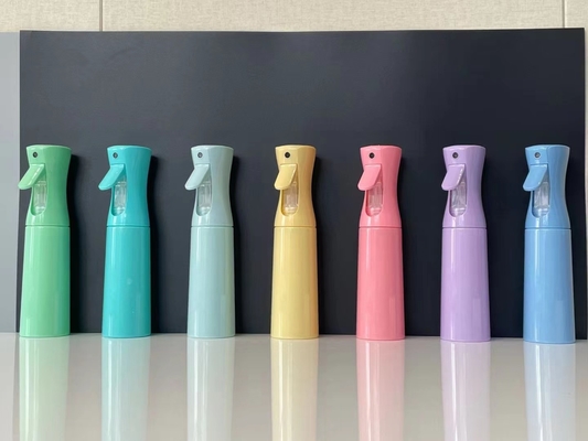 ขวดสเปรย์ละอองหมอกละเอียดแบบเติมพลาสติกเปล่าสำหรับร้านทำผม 200ml