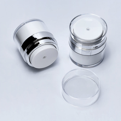 30ml 50ml ขวดปั๊มสุญญากาศหรูหรารีฟิลสำหรับครีมรองพื้น