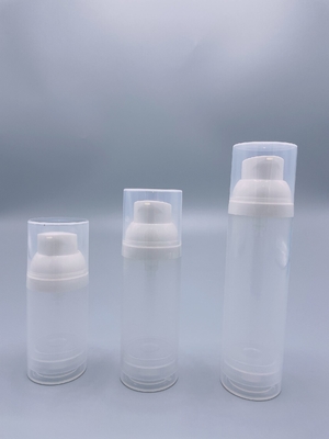 AS PP Clear ขวดปั๊มเครื่องสำอางรีฟิล 15ml 30ml 50ml 80ml 100ml 120ml