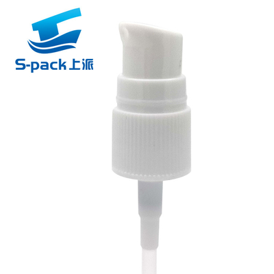 24/410 20/410 ปั๊มทรีทเม้นท์พลาสติก Smooth Cream Pump สำหรับแพ็คเกจเครื่องสำอาง