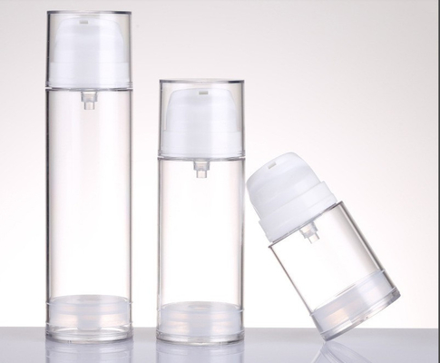 กระป๋องเดินทางแบบไม่มีอากาศ สกรูบนใส AS กระป๋องไม่มีอากาศ 30ml 50ml