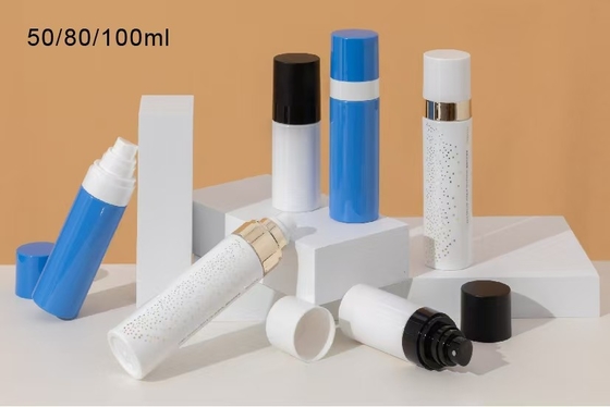 ผนึกส่ง ผนึกร้อนและผนึก UV กระปุกพลาสติก PET กระปุกกระปุกละเอียด 50ml 80ml 100ml ด้วยสีตามสั่ง