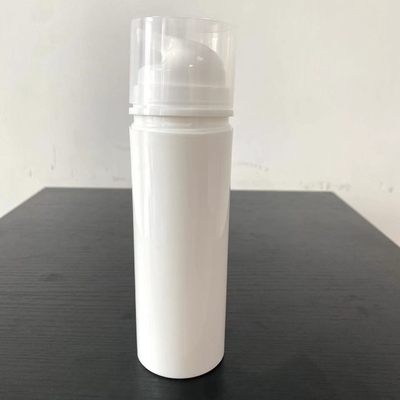 150 มล PP Comsetic กระป๋องปั๊มไม่มีอากาศ Snap On กระป๋องไม่มีอากาศ สีที่กําหนดเอง