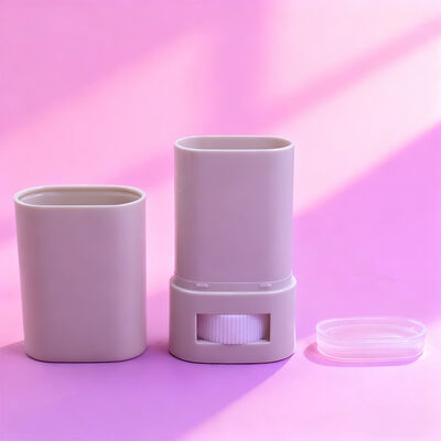 บรรจุภัณฑ์สำหรับผลิตภัณฑ์ระงับกลิ่นกายแบบแท่งบิดขึ้นรูปทรงรีแบนขนาด 15 กรัม 20 กรัม แบบกำหนดเองได้, บรรจุภัณฑ์สำหรับผลิตภัณฑ์ระงับกลิ่นกายแบบเติมได้, ภาชนะสำหรับผลิตภัณฑ์กันแดดและผลิตภัณฑ์ระงับกลิ่นกาย