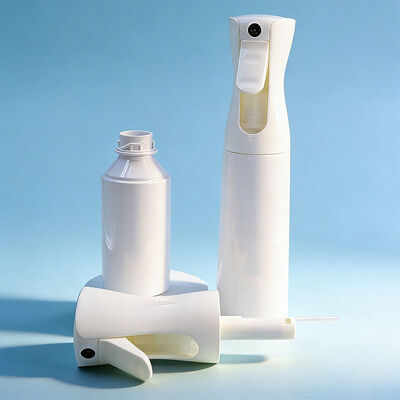 ขวดพ่นหมอกพลาสติกละเอียดขนาด 300 มล. สำหรับน้ำยาทำความสะอาดขวดสเปรย์หมอกต่อเนื่อง OEM พร้อมโลโก้