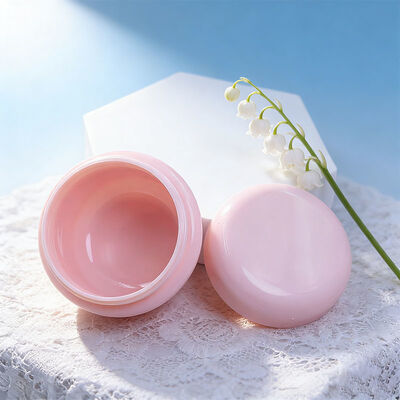 ขวดครีมหน้ารูปไข่ PP เครื่องสำอางสกินแคร์คอนเทนเนอร์ขวดครีมหน้าเปล่า 20ก