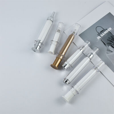 เครื่องสําอางพลาสติก 5/10/20ml เซรั่มฉีด ครีมตา กระป๋องไม่มีอากาศ กระป๋องไม่มีอากาศ กระป๋องสําหรับเครื่องสําอาง