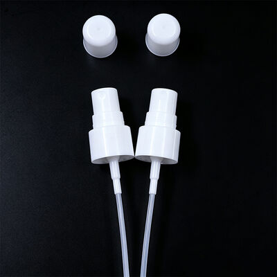 20-410 หัวสเปรย์พลาสติก PP แบบครึ่งวงกลม ฝาเรียบ ละอองละเอียด ปริมาณการจ่าย 0.12cc