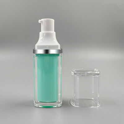 ขายร้อน โรงงานขายยอดขาย คุณภาพสูง 15ml 30ml 50ml ตาราง กล่องระบายฝุ่นสองชั้นสําหรับความดูแลส่วนตัว