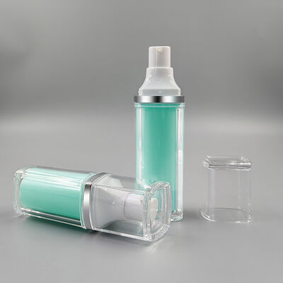 ขายร้อน โรงงานขายยอดขาย คุณภาพสูง 15ml 30ml 50ml ตาราง กล่องระบายฝุ่นสองชั้นสําหรับความดูแลส่วนตัว
