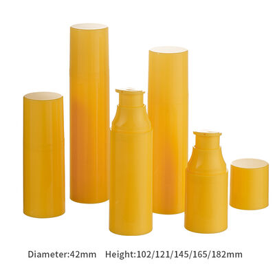 ขายส่งโรงงานกำหนดเองหรูหรา 30ml 50ml 80ml 120ml PP ขวดปั๊มสุญญากาศพลาสติกสำหรับผลิตภัณฑ์ดูแลผิวหน้า/รอบดวงตา
