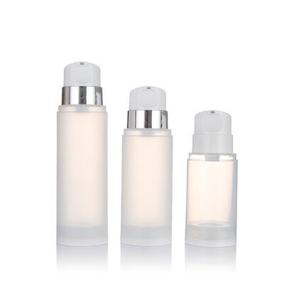 กระป๋องปั๊มไร้อากาศ 150ml 200ml 250ml/PP กระป๋องปั๊มน้ํายาโปร่งสําหรับบรรจุเครื่องสําอาง