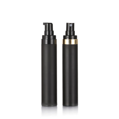 คุณภาพดีที่สุด กระป๋องสีดําไม่มีอากาศ 15ml 30ml 50ml กระป๋องเครื่องสําอางพลาสติกไม่มีอากาศ