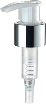 ปั๊มโลชั่นพลาสติกอลูมินาพร้อมคลิปล็อค 1.2ml ปริมาณ OEM