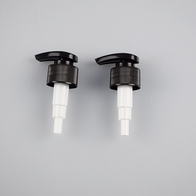 ปั๊มขวดแชมพูสีดำ , สกรู 1.8cc บนปั๊มจ่ายสบู่ 28/410