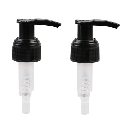 ปั๊มโลชั่นล็อคสีดำขวาซ้าย 24 410 Ribbed Closure 1.2ml Dosage