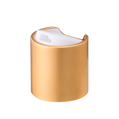 ฝาขวดเครื่องสำอาง Gold Disc Top 24/410 วัสดุพลาสติกอลูมิเนียม