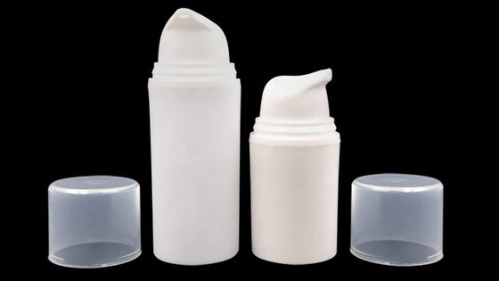 ขวดปั๊มสุญญากาศสีขาวเปล่า, บรรจุภัณฑ์เครื่องสำอาง 15ml 30ml 50ml