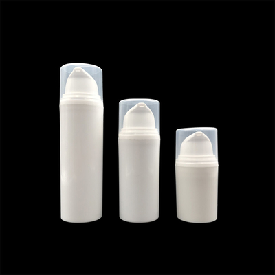 ขวดปั๊มสุญญากาศสีขาวเปล่า, บรรจุภัณฑ์เครื่องสำอาง 15ml 30ml 50ml