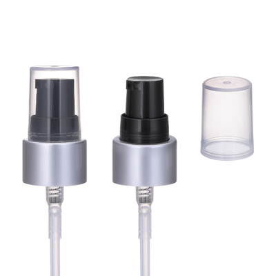 ปั๊มบำบัดพลาสติกอลูมิเนียม 18 410 0.2cc ปริมาณสีเงิน