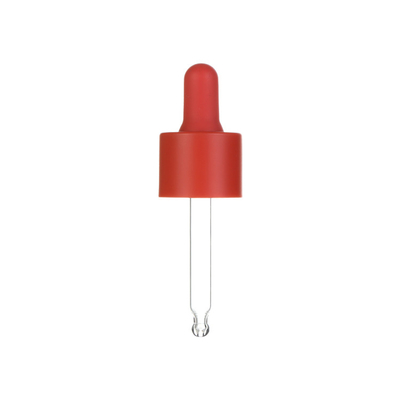 เครื่องสำอาง Dropper แก้วใสกลม 20 มม. สำหรับขวดแก้ว OEM