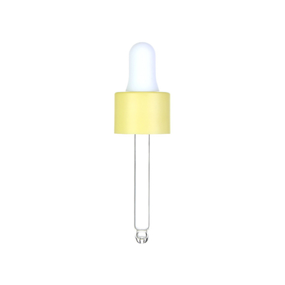 เครื่องสำอาง Dropper แก้วใสกลม 20 มม. สำหรับขวดแก้ว OEM