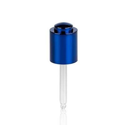 กด Droppers แก้วสำหรับน้ำมันหอมระเหยวัสดุอลูมิเนียม