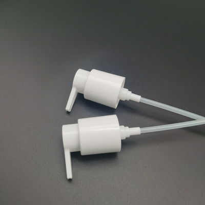 Plastic PP 24 410 Lotion Pump สีขาว 24mm สำหรับบรรจุภัณฑ์เครื่องสำอาง