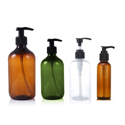 ขวดพลาสติกเครื่องสำอางเป็นมิตรกับสิ่งแวดล้อม 250ml 300ml 500ml พร้อมปั๊มโลชั่น
