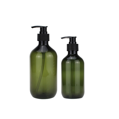 ขวดพลาสติกเครื่องสำอางเป็นมิตรกับสิ่งแวดล้อม 250ml 300ml 500ml พร้อมปั๊มโลชั่น